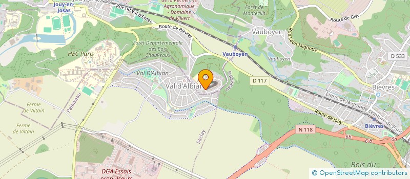 localisation de l'entreprise MADAME MARIA ALETTA VAN TONDER  JOUY-EN-JOSAS