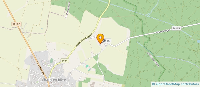 localisation de l'entreprise MADAME MARIA ALEXANDRA CORREIA DA MATA VEIGA GARROCHO  CHAILLY-EN-BIERE