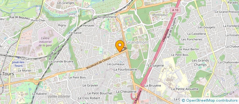 localisation de l'entreprise MADAME MARIA-ALICE ALVES DE OLIVEIRA  JOUE-LES-TOURS