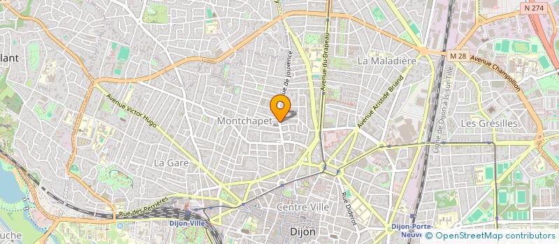 localisation de l'entreprise MADAME MARIA-ALICE DIAS FERREIRA  DIJON