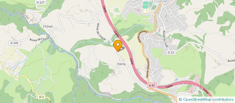 localisation de l'entreprise MADAME MARIA ALMEIDA NUNES  CRUSEILLES