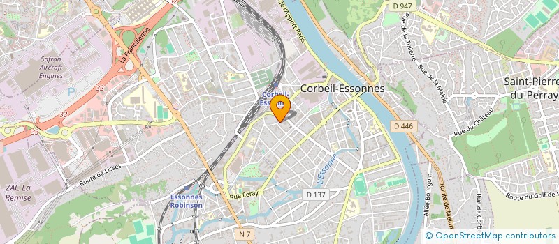 localisation de l'entreprise MADAME MARIA ALVES DA JUSTA à CORBEIL-ESSONNES
