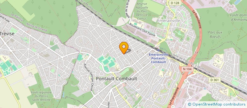localisation de l'entreprise MADAME MARIA ALVES PORTELA à PONTAULT-COMBAULT
