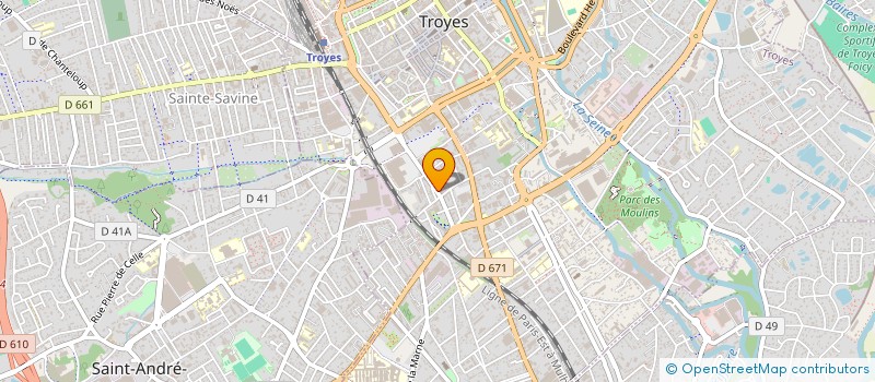 localisation de l'entreprise MADAME MARIA AMADO  TROYES