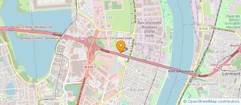 localisation de l'entreprise MADAME MARIA AMADOR CORTES à BORDEAUX