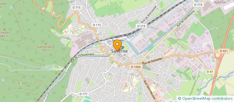 localisation de l'entreprise MADAME MARIA ANA TOLEDO  SAVERNE