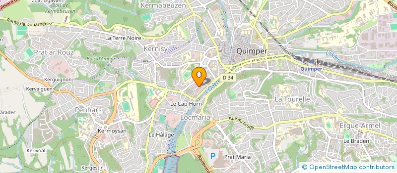 localisation de l'entreprise MADAME MARIA-ANCA DUMITRU à QUIMPER