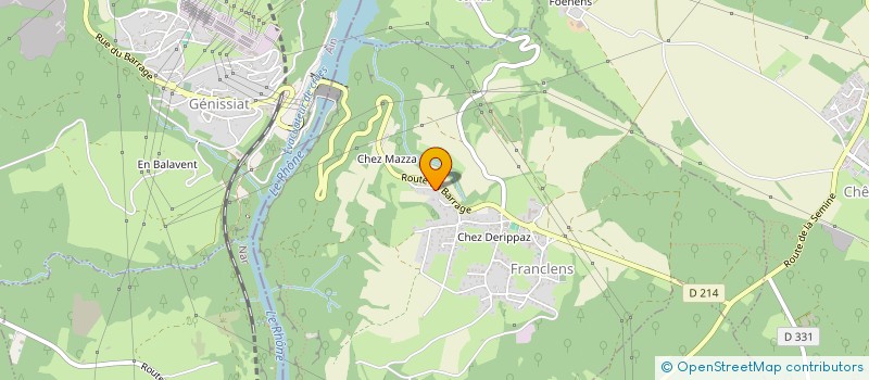 localisation de l'entreprise MADAME MARIA ANDRE  FRANCLENS