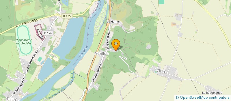 localisation de l'entreprise MADAME MARIA-ANGELA LECARRE  VEZILLON