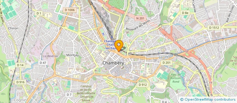 localisation de l'entreprise MADAME MARIA ANGELES MARTIN HERNANDEZ  CHAMBERY