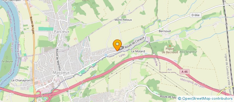 localisation de l'entreprise MADAME MARIA ANTUNES BARROSO  MASSIEUX