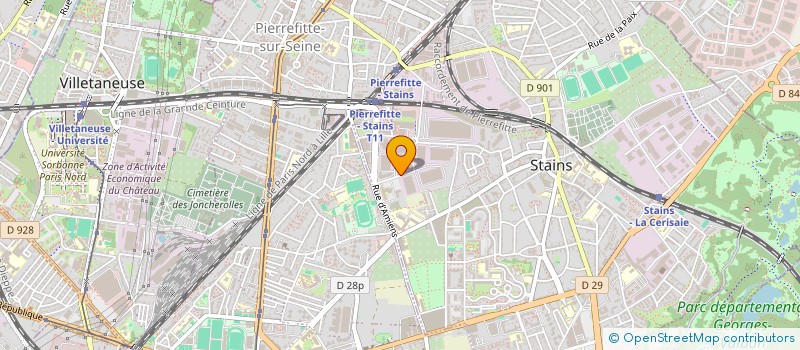 localisation de l'entreprise MADAME MARIA ARAMBARRI SOLDEVILLA  STAINS