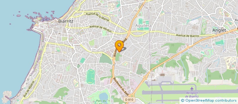 localisation de l'entreprise MADAME MARIA ARAMBURU URTASUN à BIARRITZ