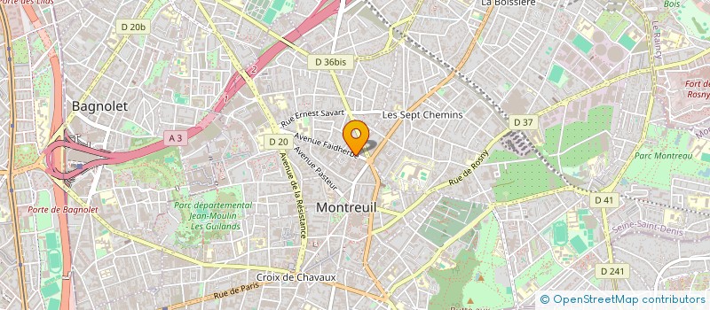 localisation de l'entreprise MADAME MARIA ARAUJO DO NASCIMENTO à MONTREUIL
