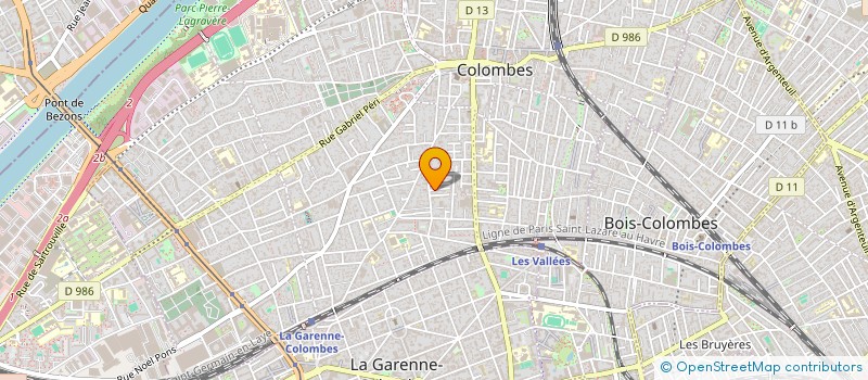 localisation de l'entreprise MADAME MARIA ARAUJO PEREIRA à COLOMBES