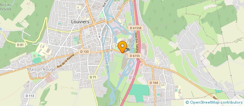 localisation de l'entreprise MADAME MARIA ARLETE MONTEIRO à LOUVIERS