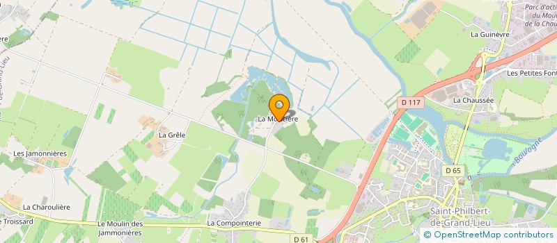 localisation de l'entreprise MADAME MARIA ARNAUD à LA LIMOUZINIERE