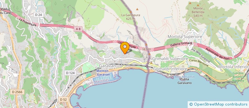 localisation de l'entreprise MADAME MARIA ASCHERI  MENTON