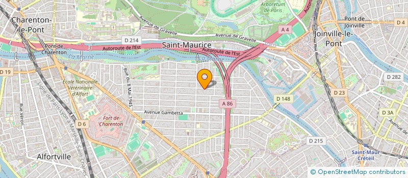 localisation de l'entreprise MADAME MARIA AULON  MAISONS ALFORT