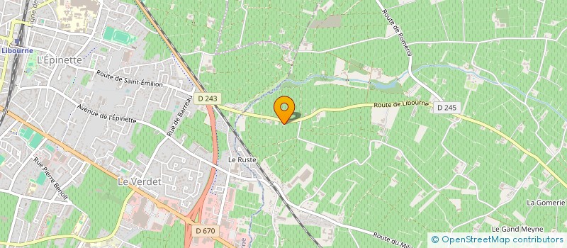 localisation de l'entreprise MADAME MARIA AVILA FARIAS  SAINT-EMILION