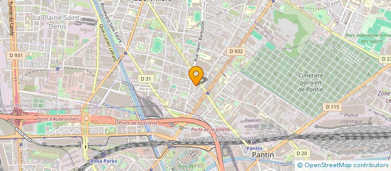 localisation de l'entreprise MADAME MARIA AVRABOU à AUBERVILLIERS