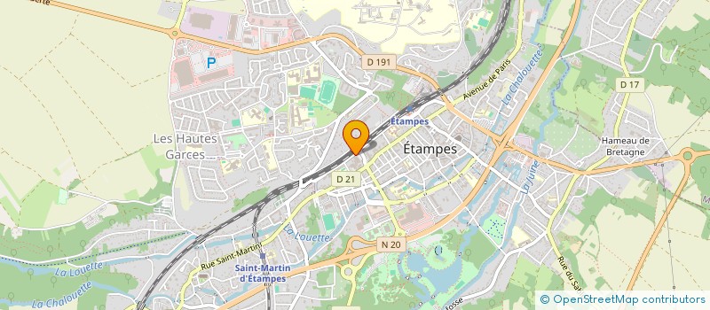 localisation de l'entreprise MADAME MARIA BAAKRIM à ETAMPES