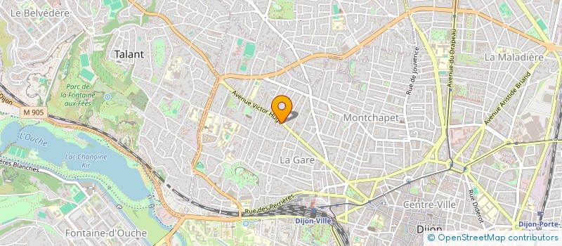 localisation de l'entreprise MADAME MARIA BADRE à DIJON