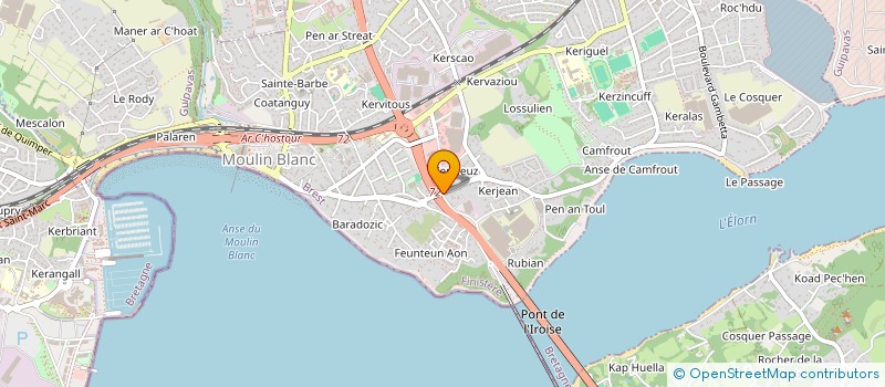 localisation de l'entreprise MADAME MARIA BARBOSA FERNANDES  LE RELECQ-KERHUON