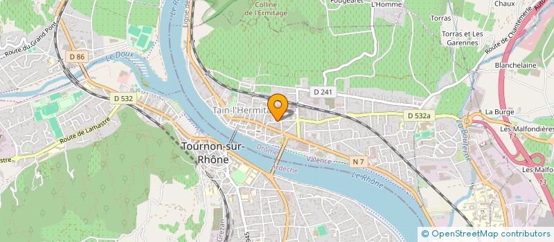 localisation de l'entreprise MADAME MARIA BECCARI  TAIN-L'HERMITAGE