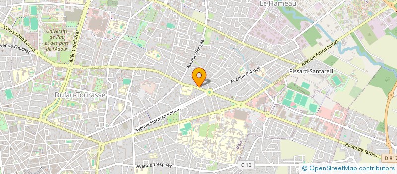 localisation de l'entreprise MADAME MARIA BENDMISSI à PAU