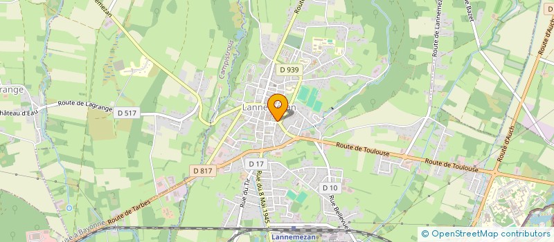 localisation de l'entreprise MADAME MARIA BENITEZ  LANNEMEZAN