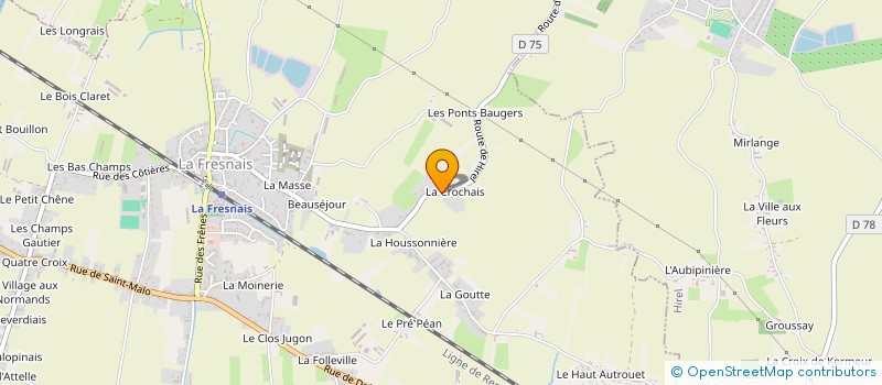 localisation de l'entreprise MADAME MARIA BERTRAND  LA FRESNAIS