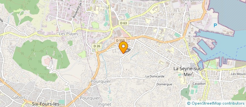localisation de l'entreprise MADAME MARIA BETANCOURT SAGARRA à LA SEYNE-SUR-MER