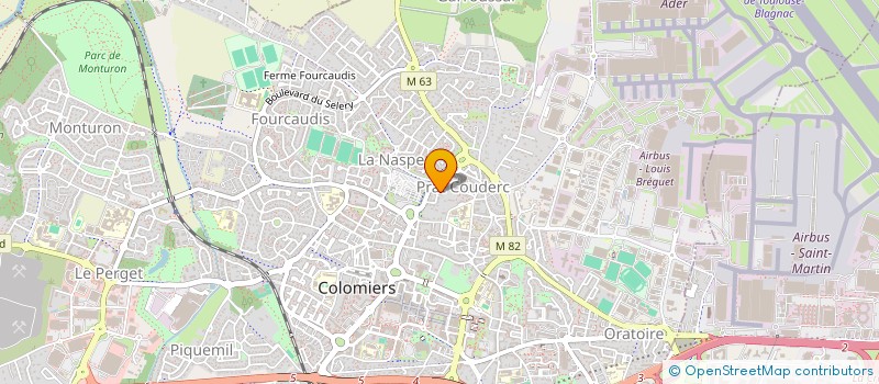 localisation de l'entreprise MADAME MARIA BOENERT à COLOMIERS