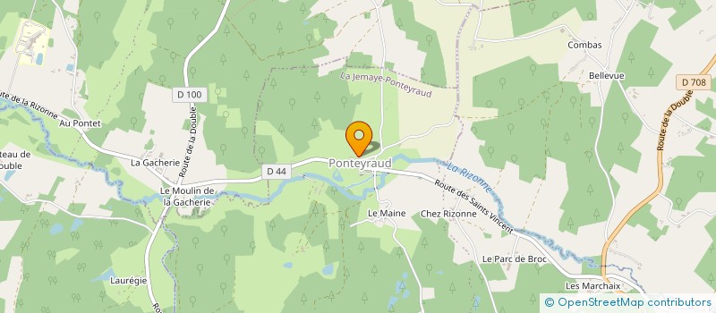 localisation de l'entreprise MADAME MARIA BOOTH  PARCOUL-CHENAUD