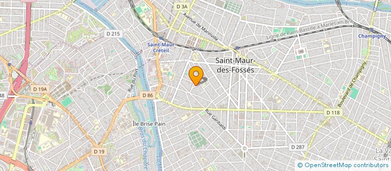 localisation de l'entreprise MADAME MARIA BORGES  SAINT-MAUR-DES-FOSSES