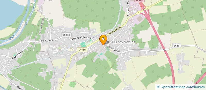 localisation de l'entreprise MADAME MARIA BOROWA à QUINCY-VOISINS