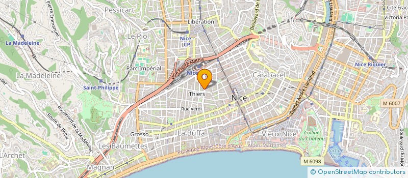 localisation de l'entreprise MADAME MARIA BORRELLO à NICE