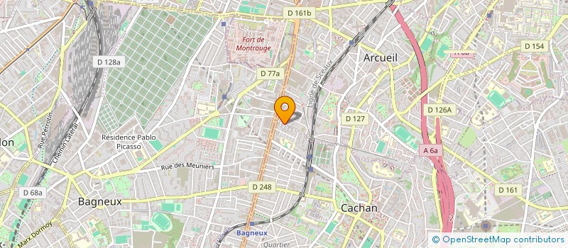 localisation de l'entreprise MADAME MARIA BOUDHABHAY à ARCUEIL