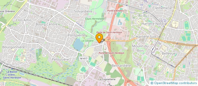 localisation de l'entreprise MADAME MARIA BOUMAHROUK  SAINT-HERBLAIN