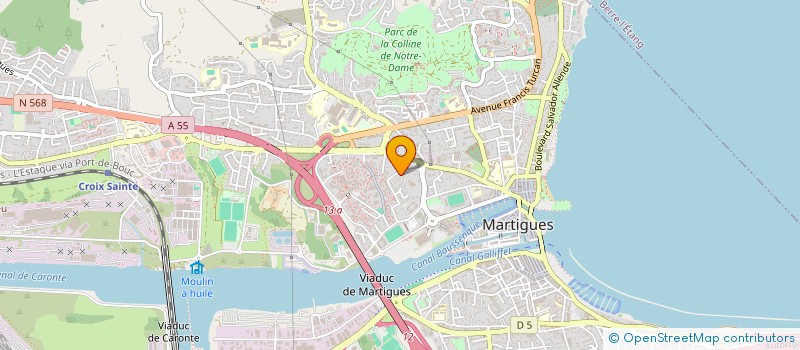 localisation de l'entreprise MADAME MARIA BRANELLEC à MARTIGUES