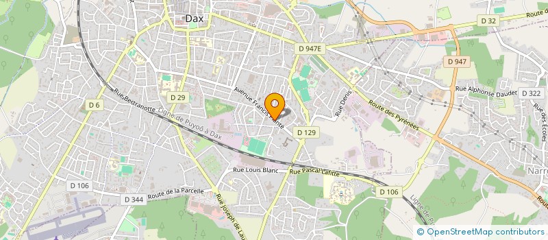 localisation de l'entreprise MADAME MARIA BUCCI  DAX