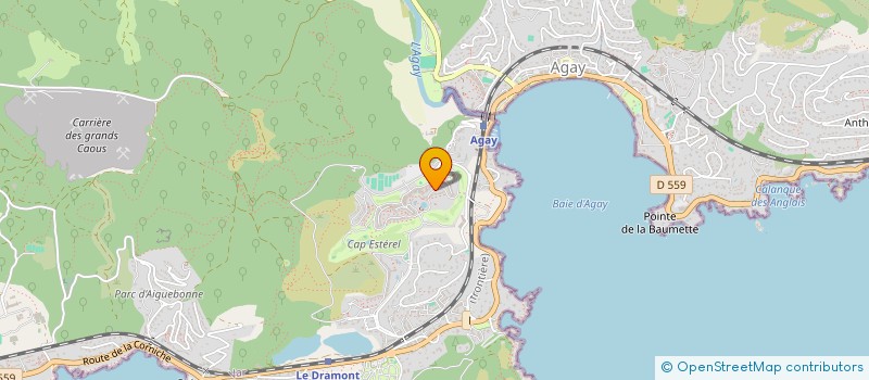 localisation de l'entreprise MADAME MARIA BUFFA  SAINT-RAPHAEL