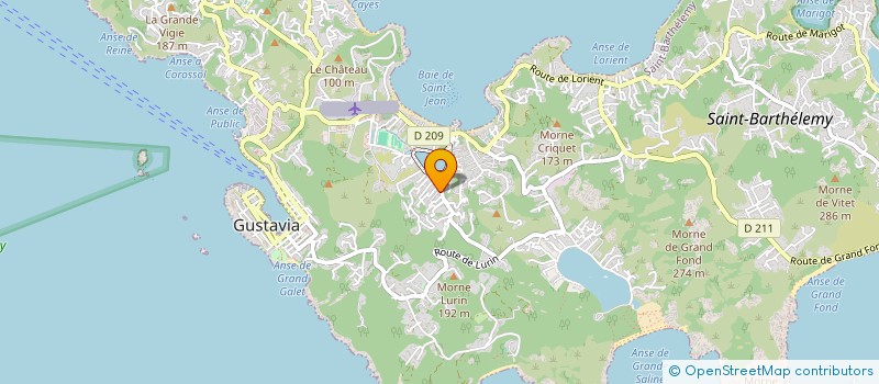 localisation de l'entreprise MADAME MARIA CABRAL JIMENEZ  SAINT-BARTHELEMY