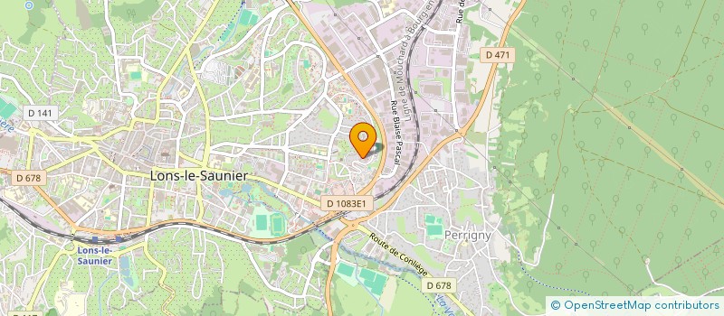 localisation de l'entreprise MADAME MARIA CAJAS LEMA  LONS-LE-SAUNIER