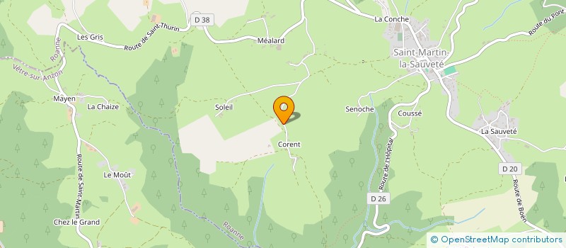 localisation de l'entreprise MADAME MARIA CALVO  SAINT-MARTIN-LA-SAUVETE