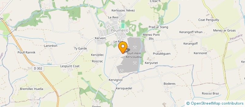 localisation de l'entreprise MADAME MARIA CANEVET à PEUMERIT