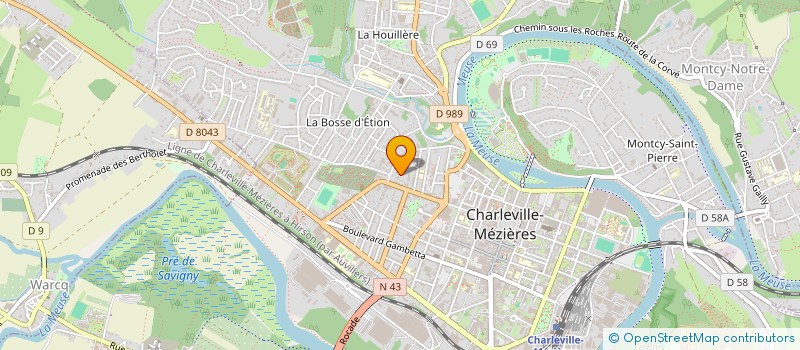 localisation de l'entreprise MADAME MARIA CAPLEA  CHARLEVILLE-MEZIERES