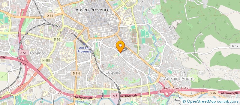 localisation de l'entreprise MADAME MARIA CARAMIA à AIX-EN-PROVENCE
