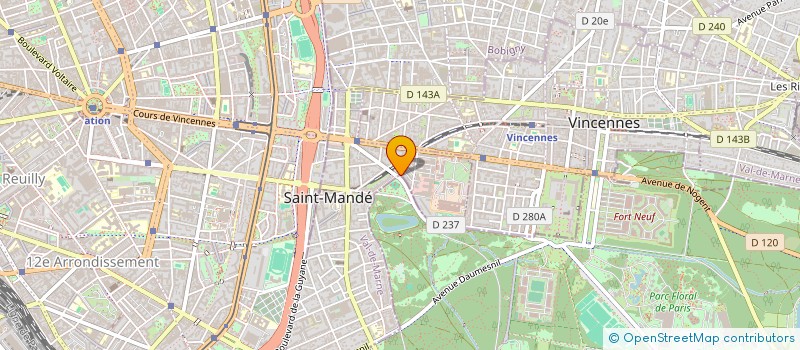 localisation de l'entreprise MADAME MARIA-CARLOTTA PERSICO LICER  SAINT-MANDE